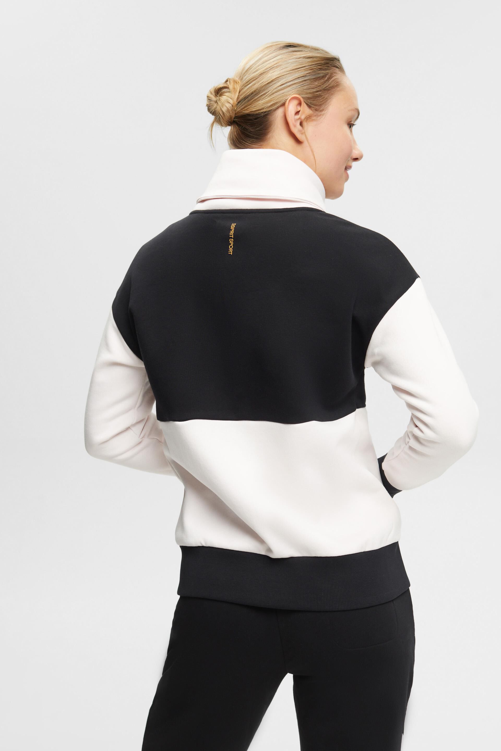 Cardigan zippé en jersey