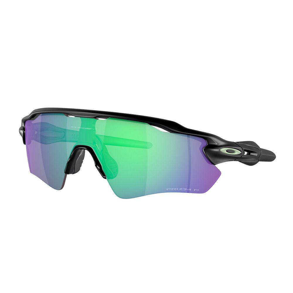 Oakley RADAR EV PATH - Lunettes de soleil matte black/prizm jade polarized