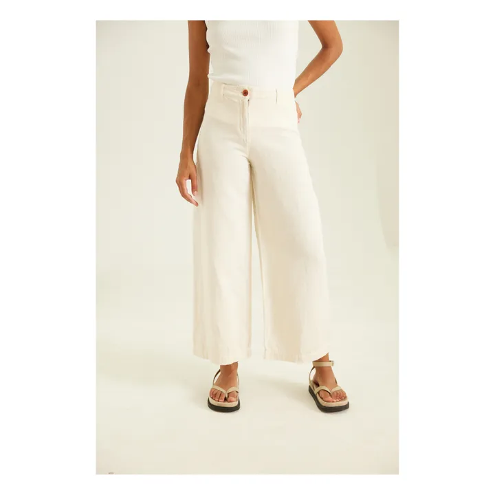 Tinsels Pantalon Xulu Radio Lin | Ecru
