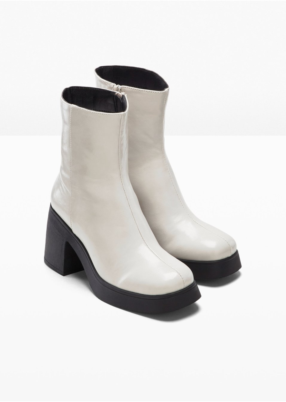 Bottines à plateau
