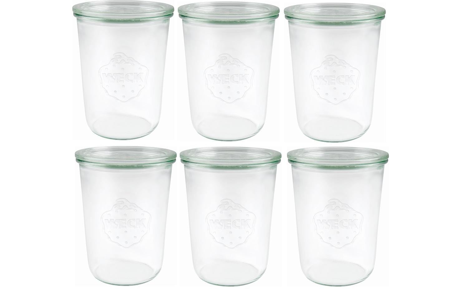 Einmachglas 750 ml, 6 StückEinmachgläser Set mit Deckel