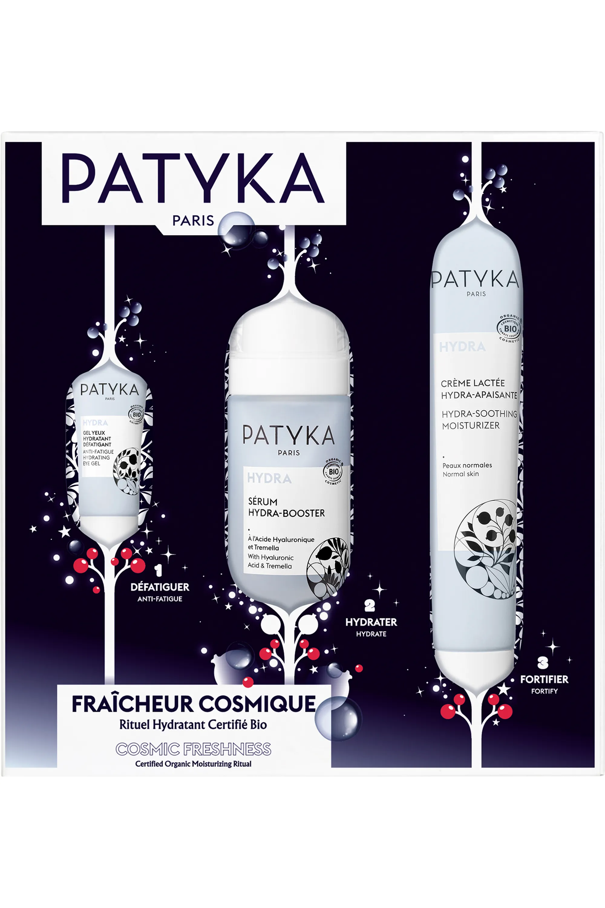 Patyka Coffret rituel hydratant avec gel yeux et crème lactée offerts