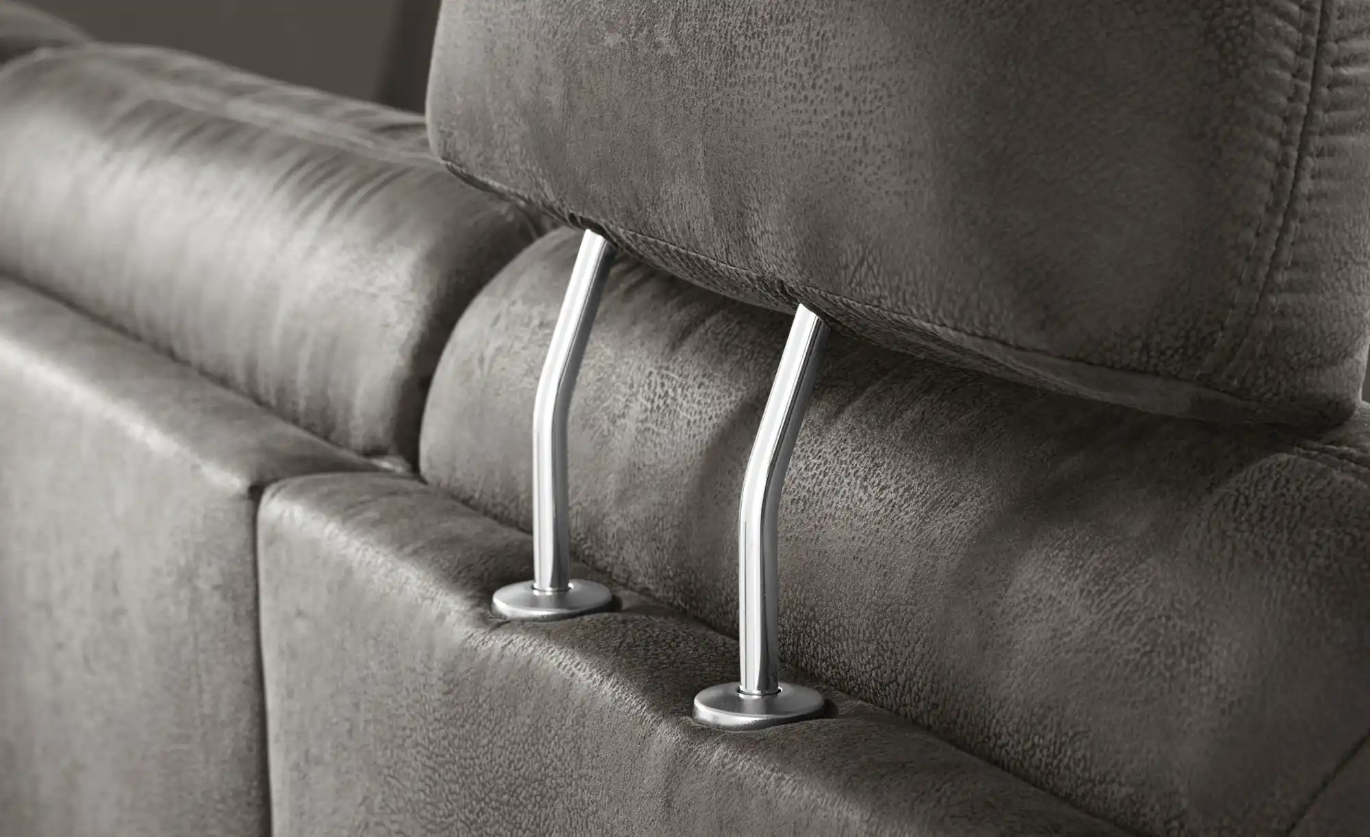 meinSofa Wohnlandschaft aus Mikrofaser Edda