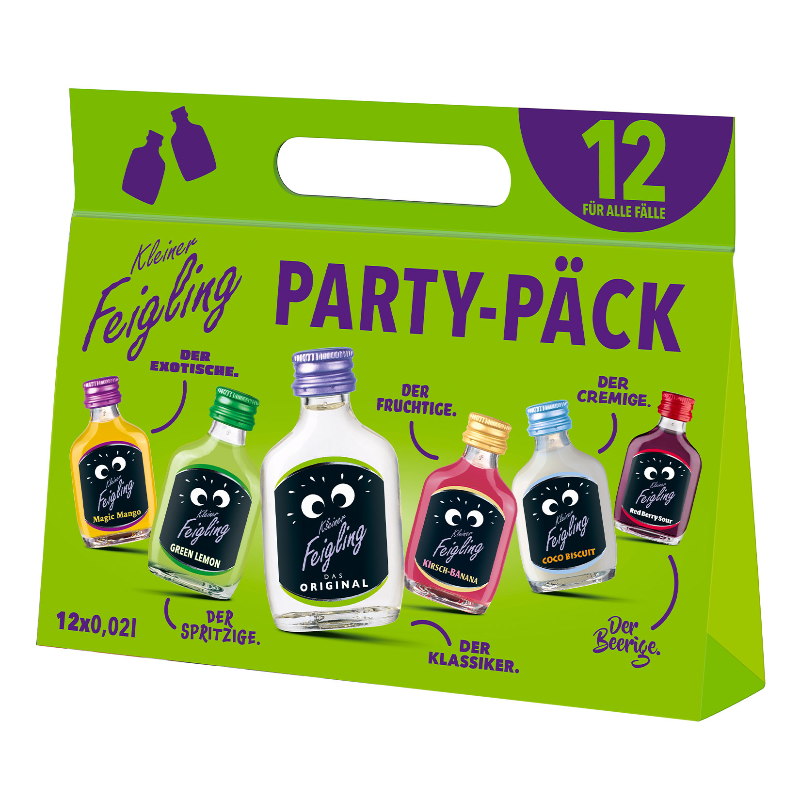 Kleiner Feigling Party Päck 15,0 - 20,0 % vol 20 ml, 12er Pack