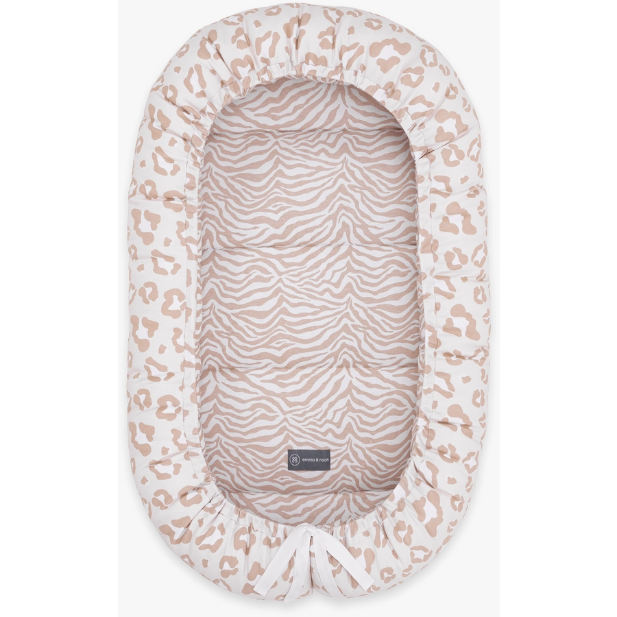 emma & noah Kuschelnest Leo Beige 90 x 55 cm