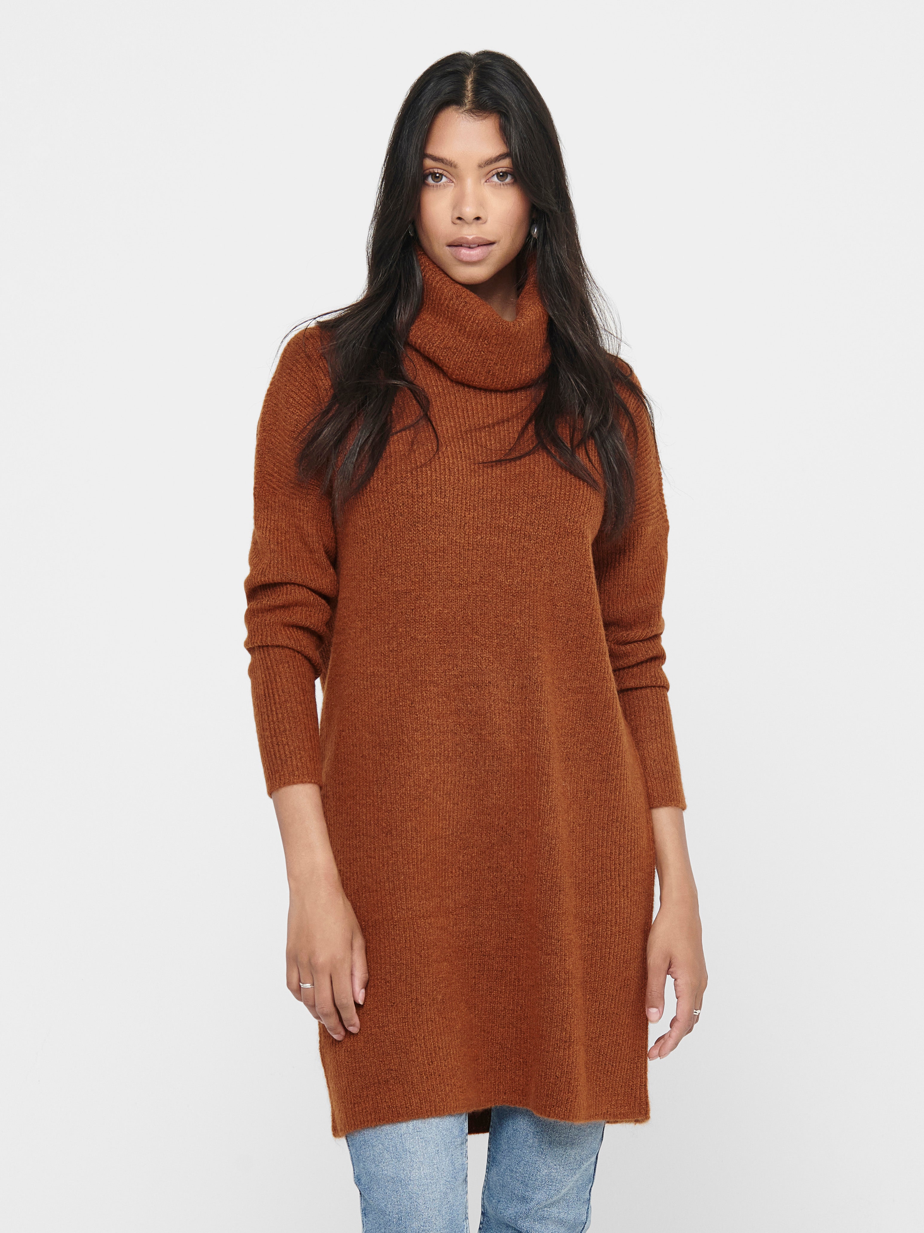 ONLJANA Langes Kleid Ginger Bread