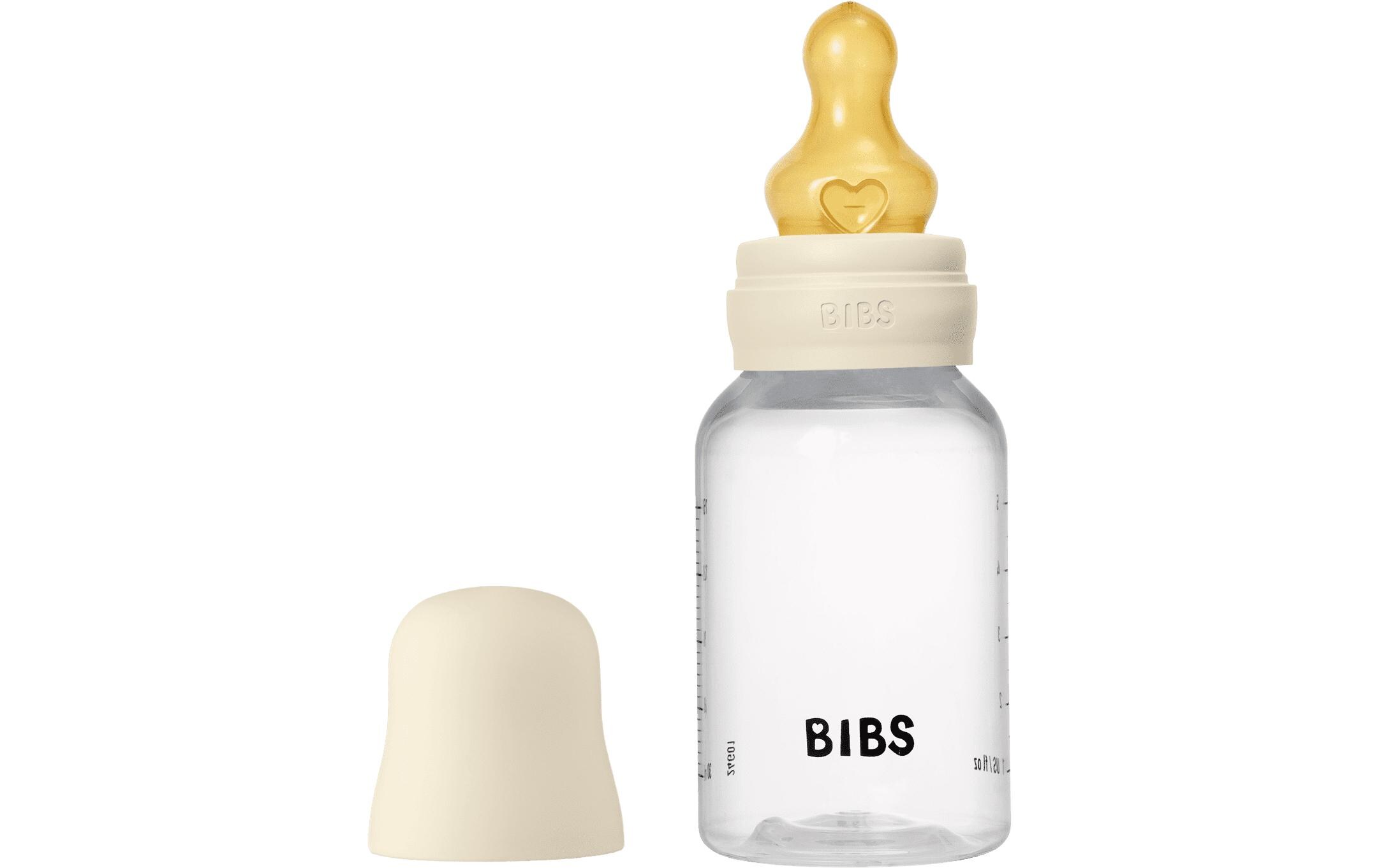 Baby Bottle Grow & Flow Set Latex 150 ml / 270 ml, IvoryVielseitige Babyflasche für Komfort und Sicherheit