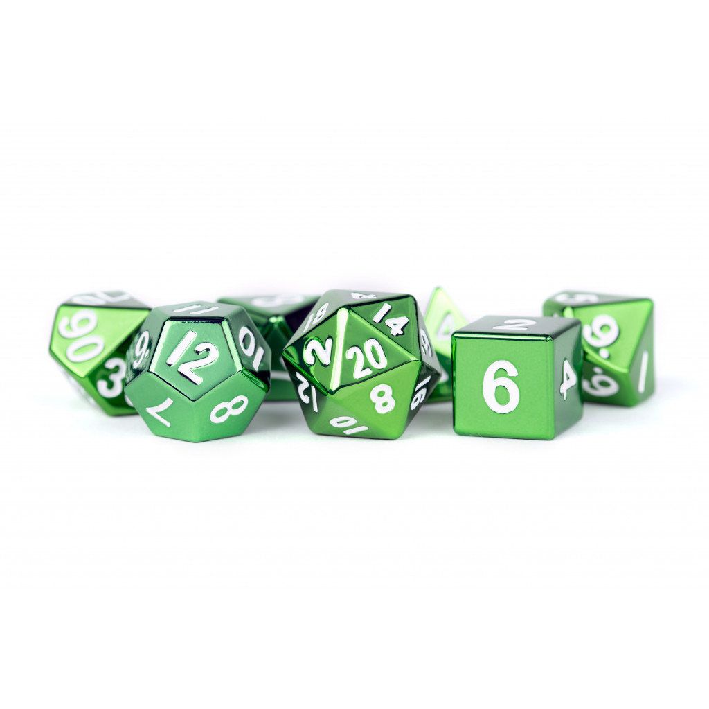 Set de 7 Dés JDR - Couleurs Métalliques