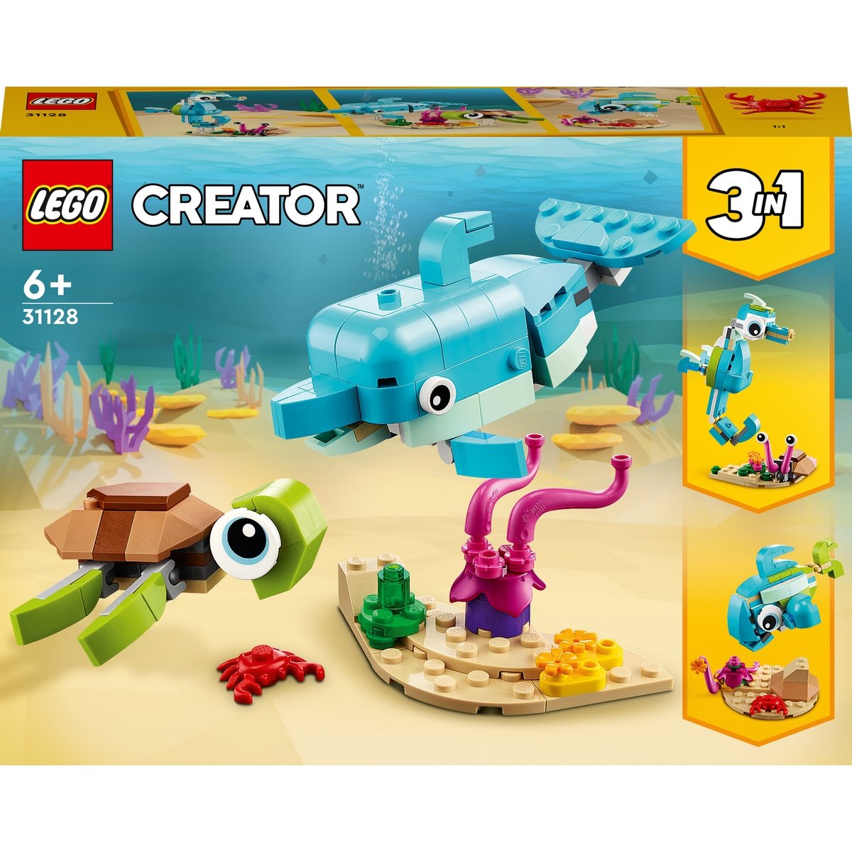 Le Dauphin et la Tortue LEGO Creator 31128