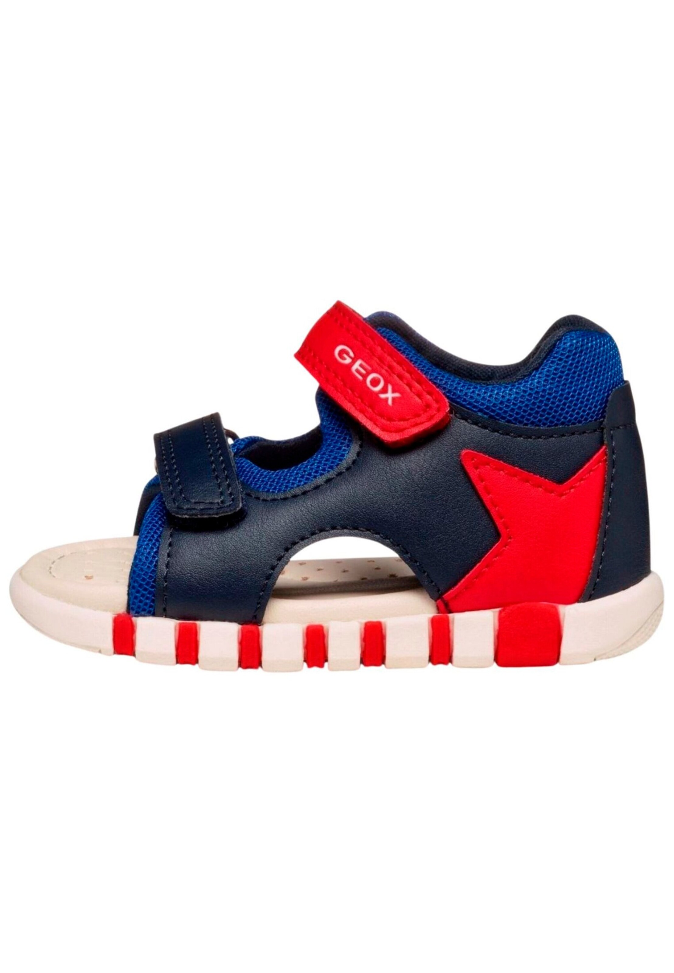 Sandalen Navy/Rot