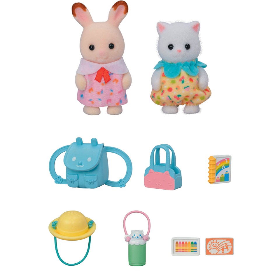 Sylvanian Families - Vuggestue-venner - Walk Along Duo (5747)