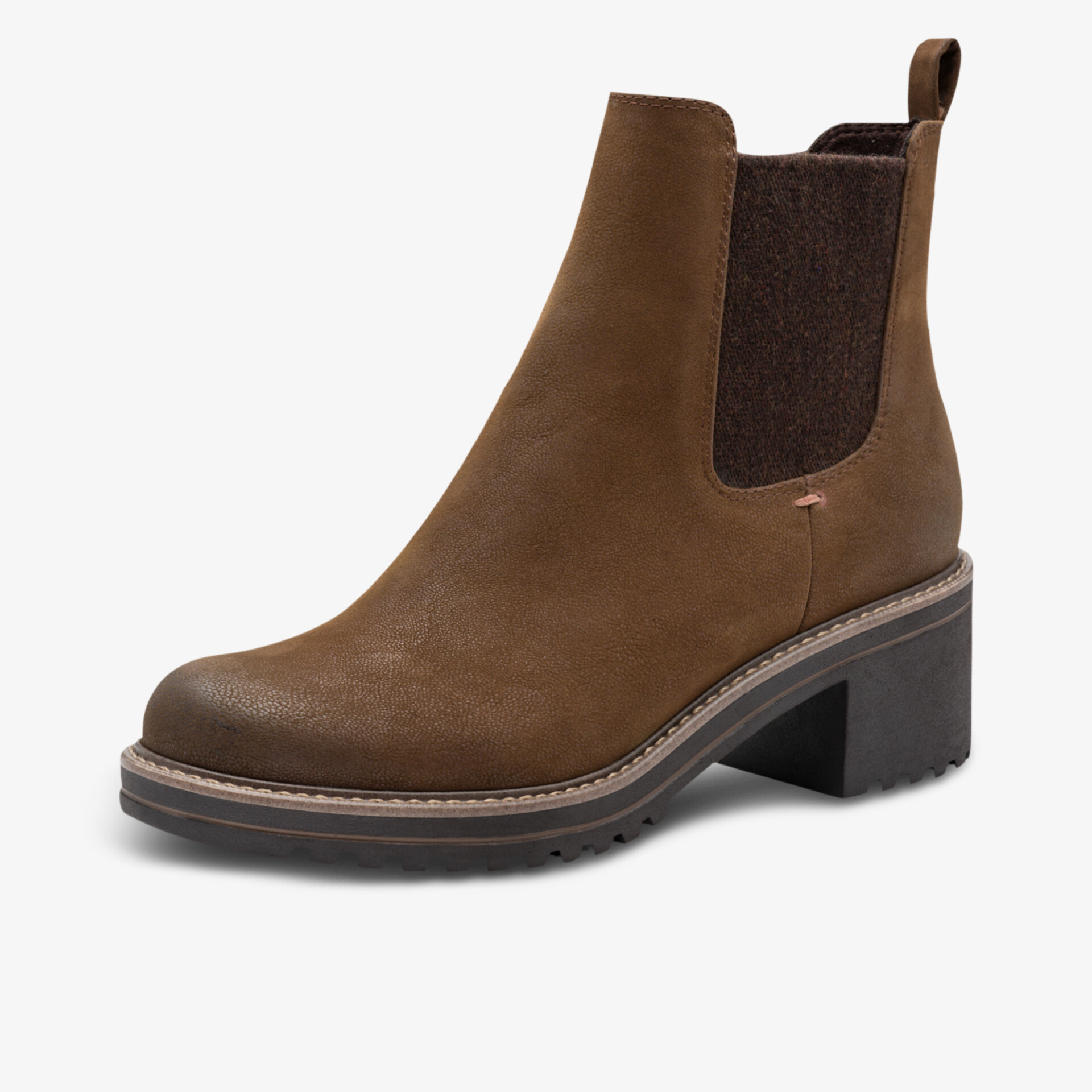 MARCO TOZZI Damen Chelsea Boots braun