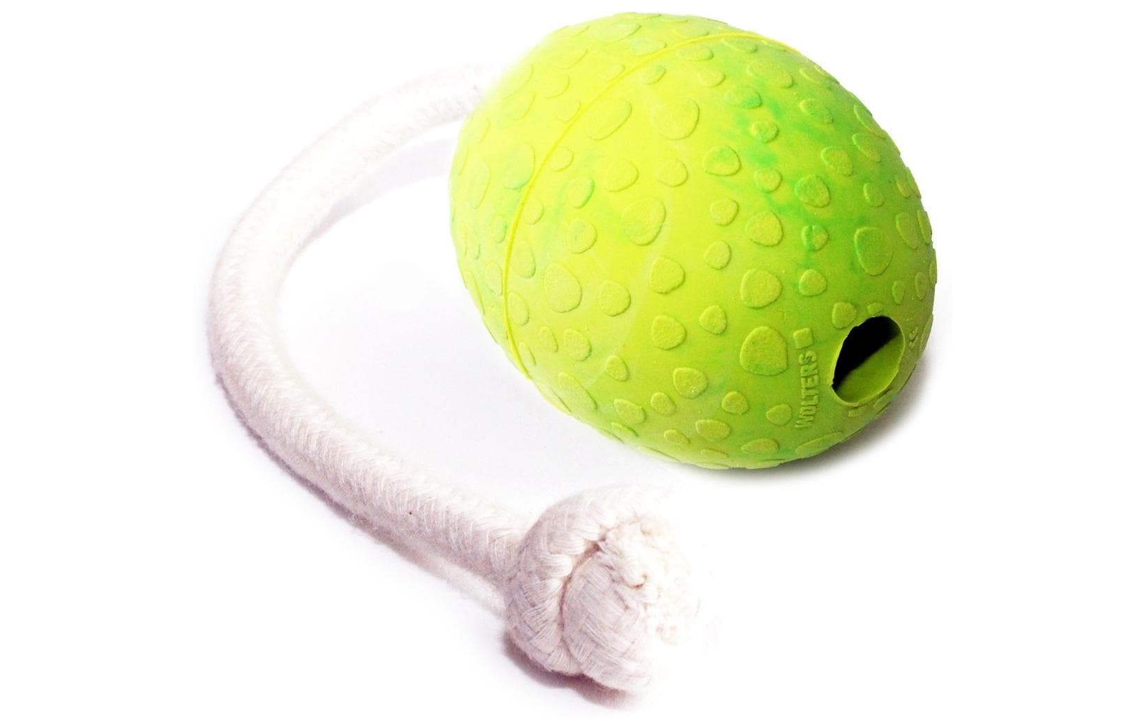 Hunde-Spielzeug Straussenei mit Seil, MWurfspielzeug – Mint
