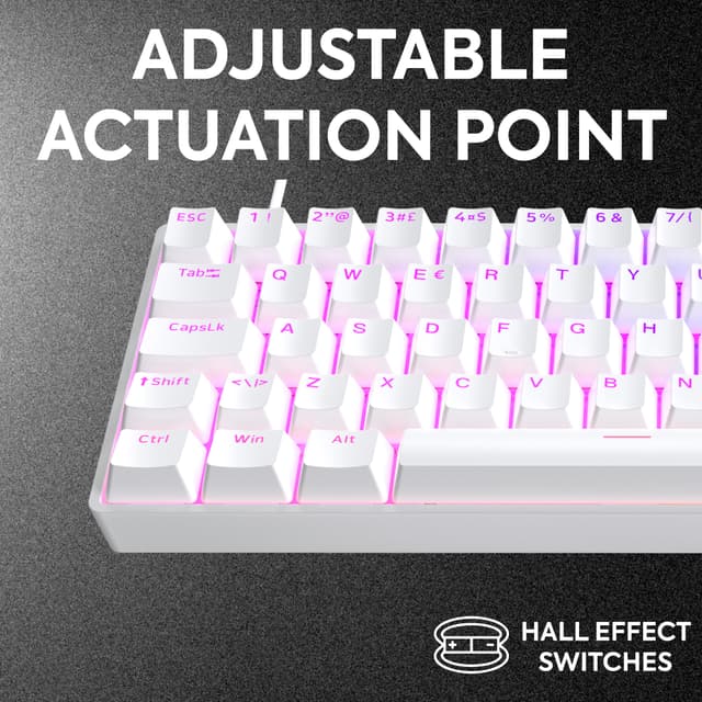 NOS C800 MAGNETIC 65 RGB HALL EFFECT WHITE