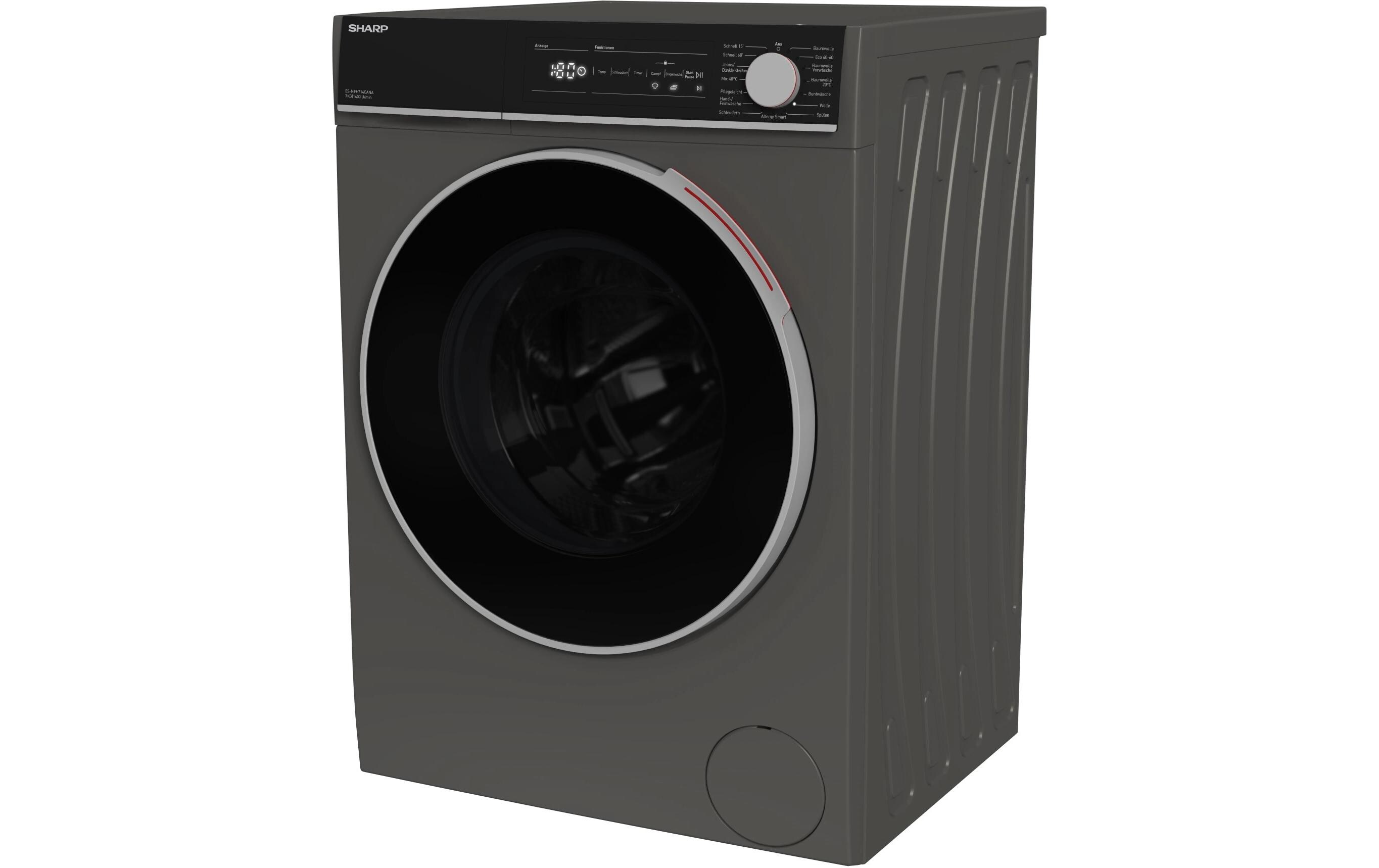 Waschmaschine ES-NFH714CANA-DE Links<br>Frontloader mit 7 kg Ladekapazität