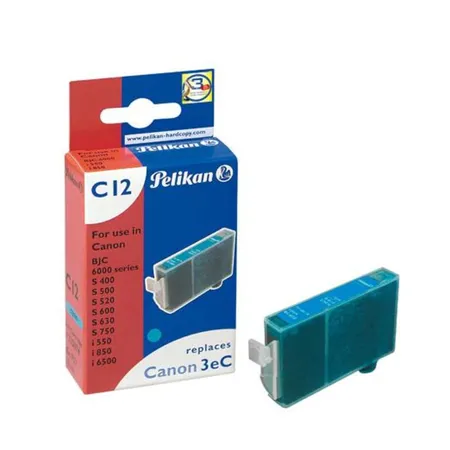 Pelikan Druckerpatrone C12 ersetzt Canon BCI-3e, cyan, 13 ml