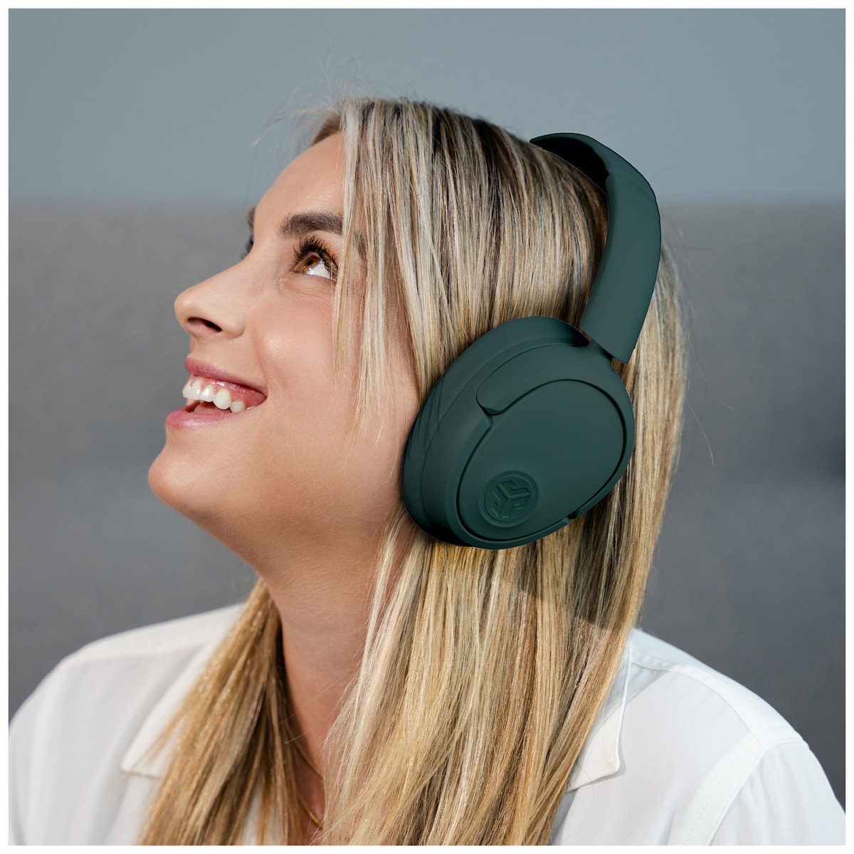 JLab JBuds Lux ANC trådløse around-ear hodetelefoner (sage)