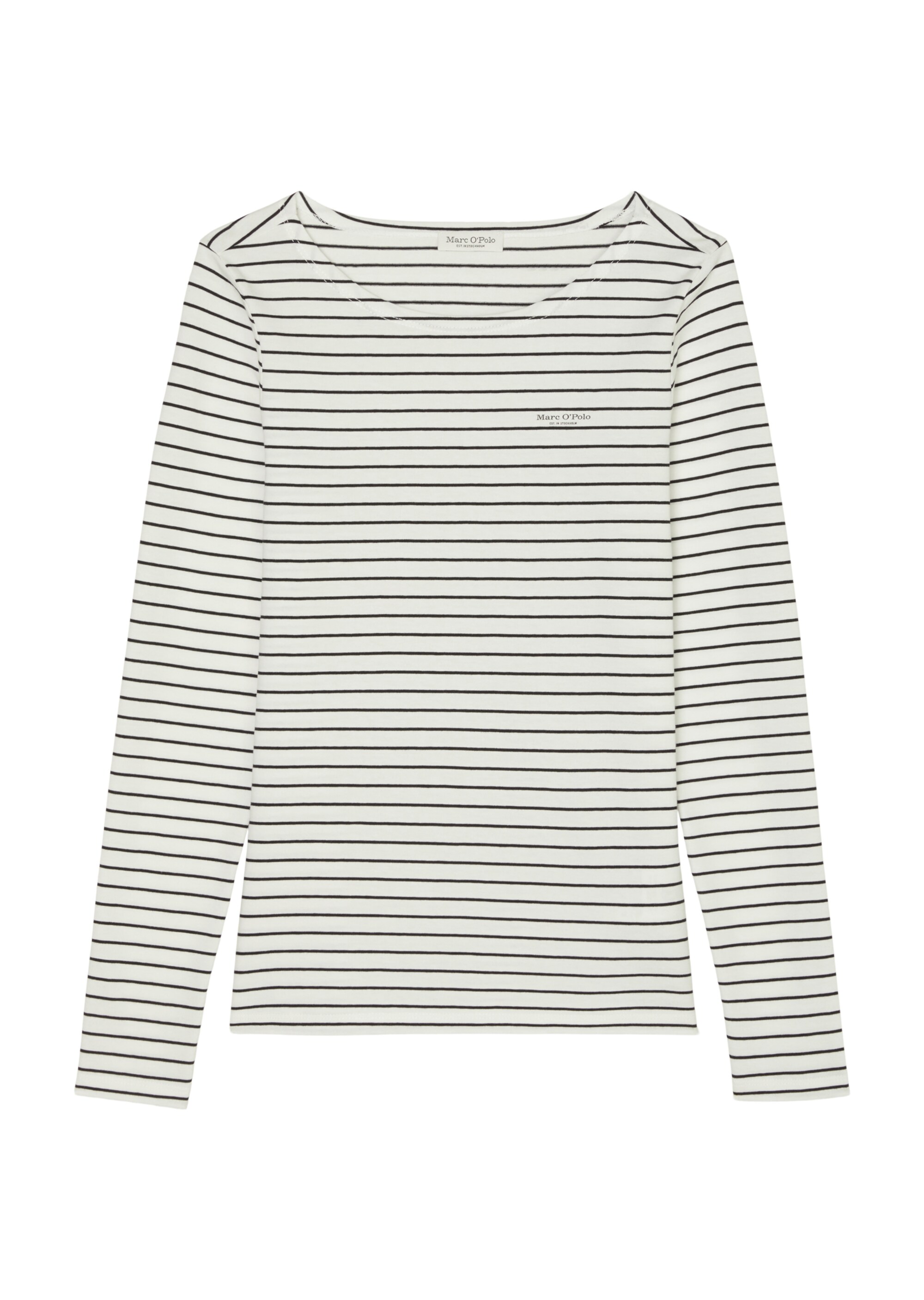 Ringel-Longsleeve regularaus feinem Organic Cotton
