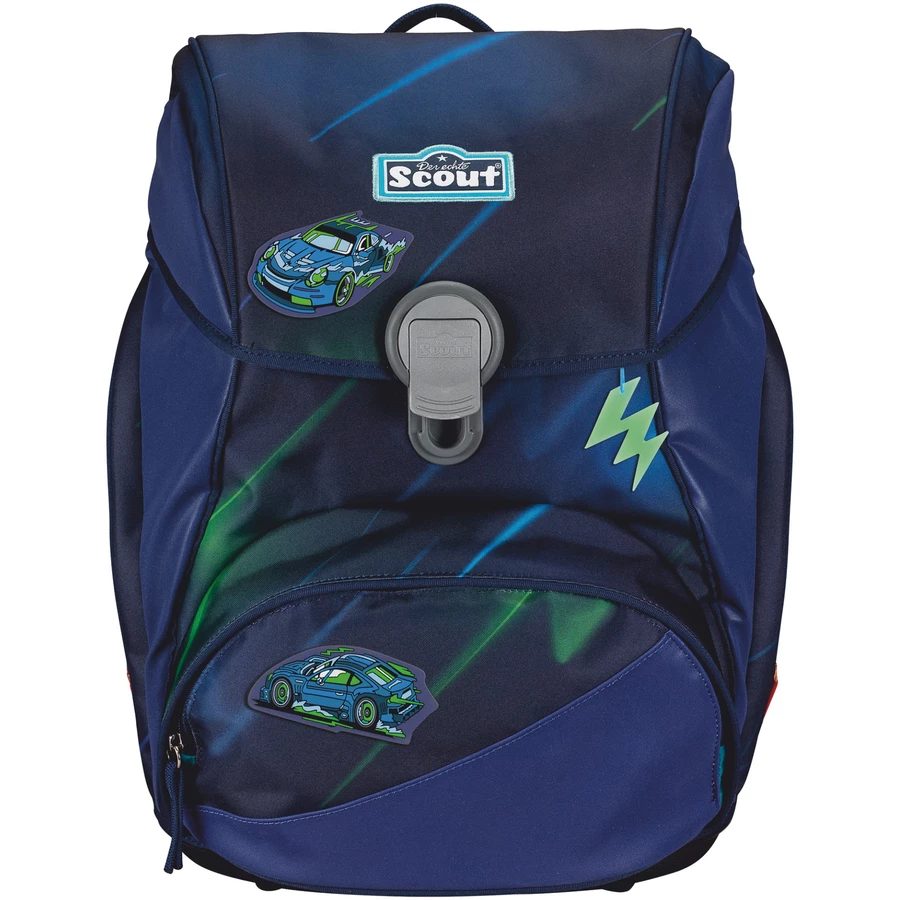 Scout Alpha Exklusiv Superflash - Schulranzen Set 4tlg. City Lights