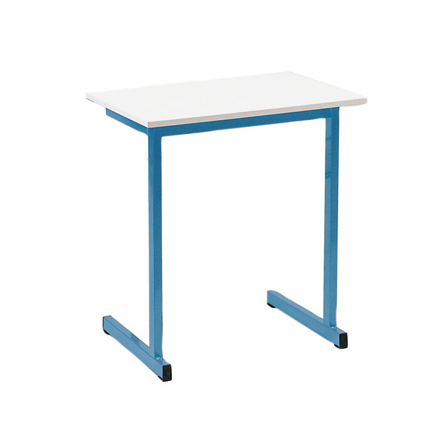 Table formation individuelle pieds bleus