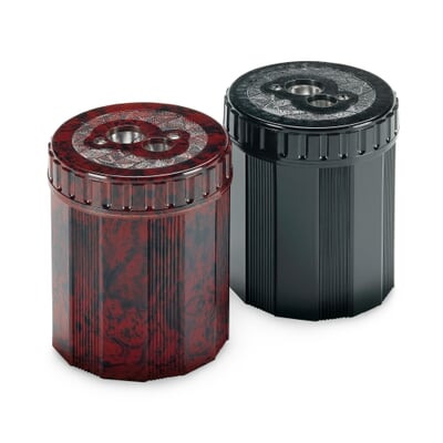 Dux Doppelspitzer-Dose Duroplast, Schwarz