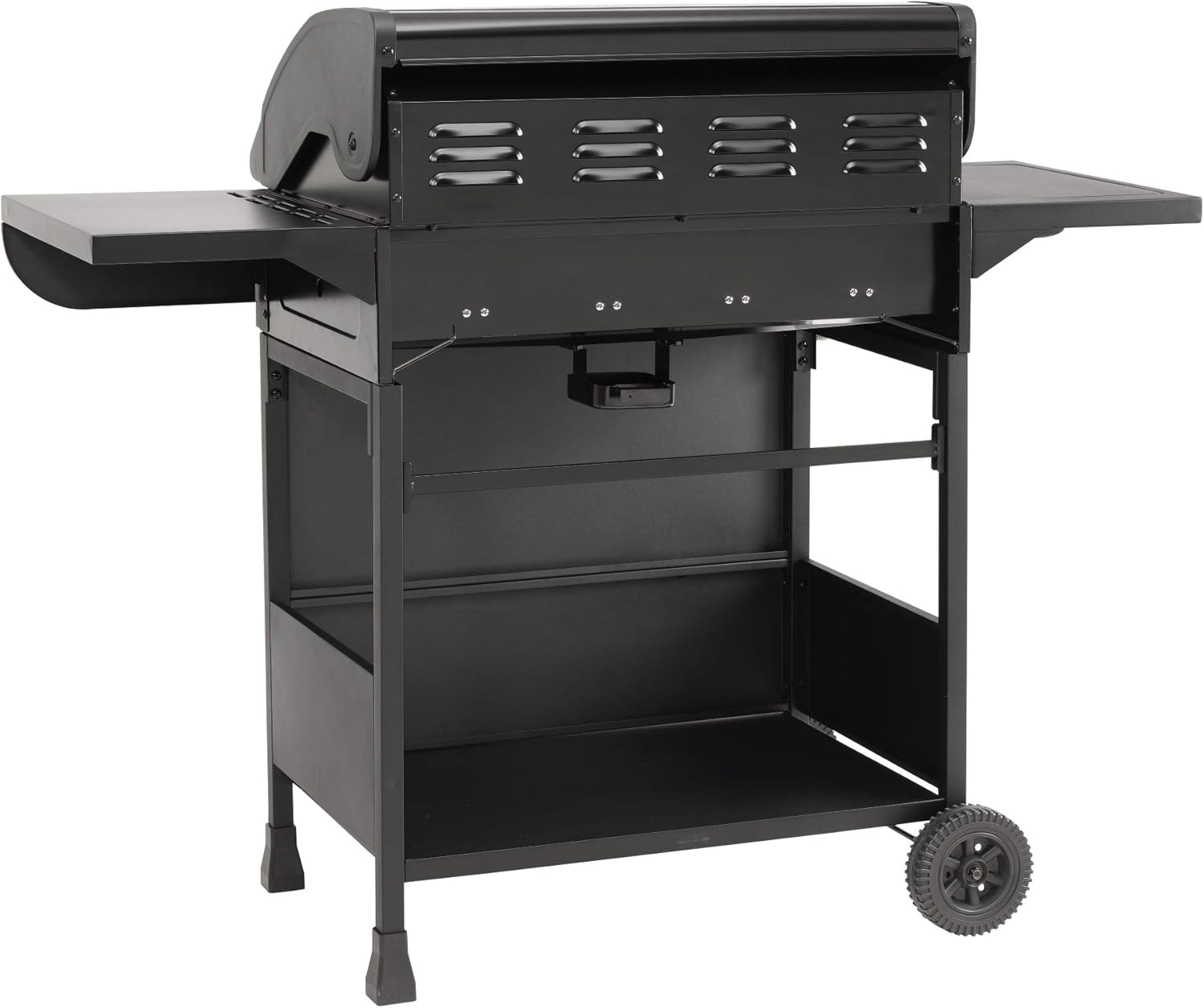 Gasgrill 'COLUMBUS' von El Fuego® 4 + 1 Brenner Grill Smoker Grillwagen BBQ, inkl. Seitenbrenner, verchromter Warmhalterost, Brenner aus Edelstahl, auf Rädern AY 563