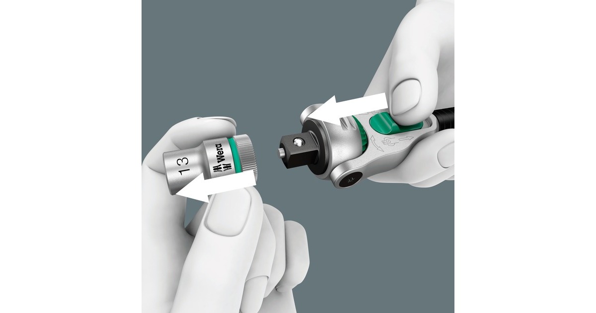Wera8100 SA 4 Zyklop Speed ratelset, 1/4