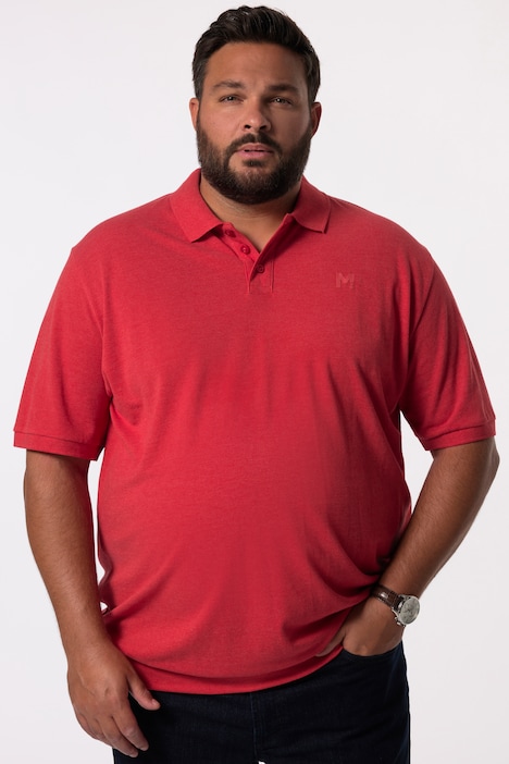 Men+ Poloshirt, Bauchfit, Basic, Piqué, Halbarm, bis 8 XL