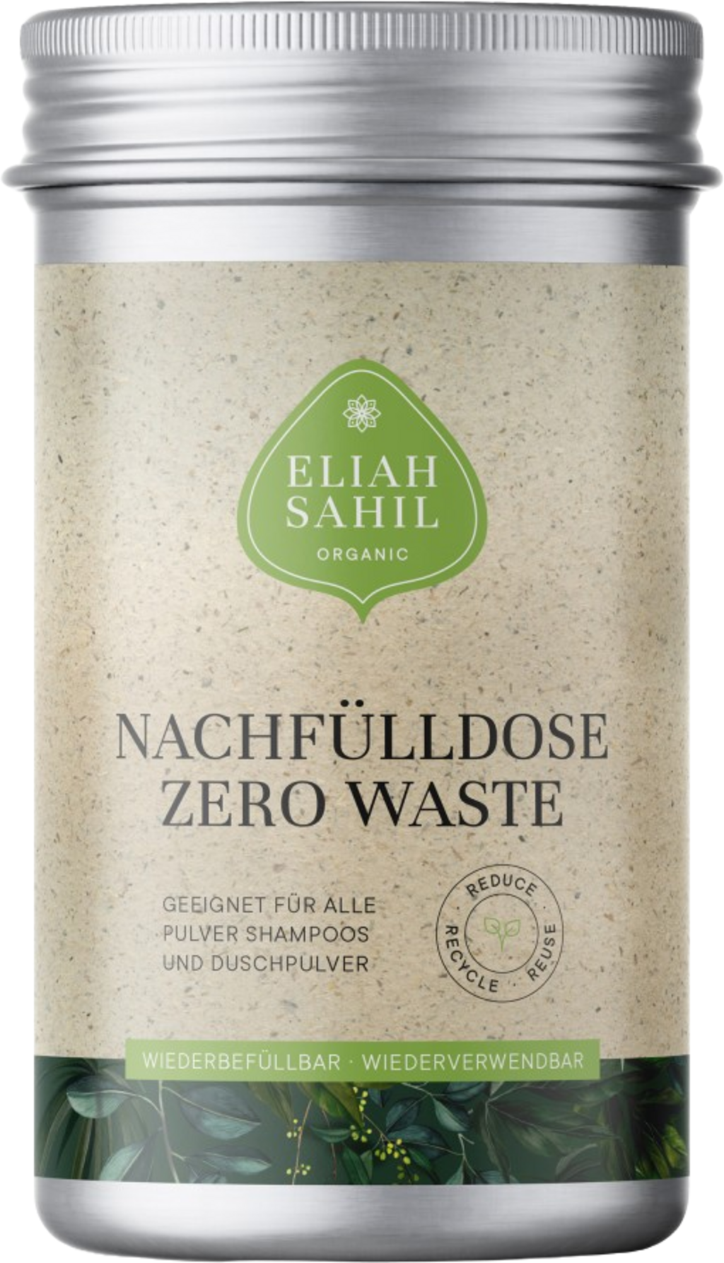 ELIAH SAHIL  Leerdose für Pulvershampoo