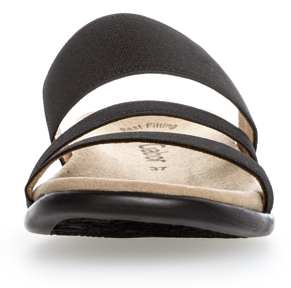 Gabor Pantolette  , Keilabsatz, Sommerschuh, Schlappen mit atmungsaktivem Lederfutter