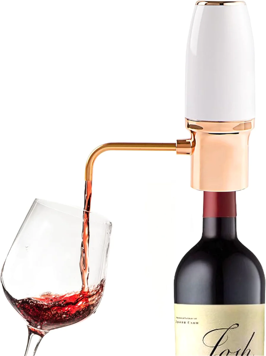 Aérateur distributeur de vin électrique blanc Vendos85