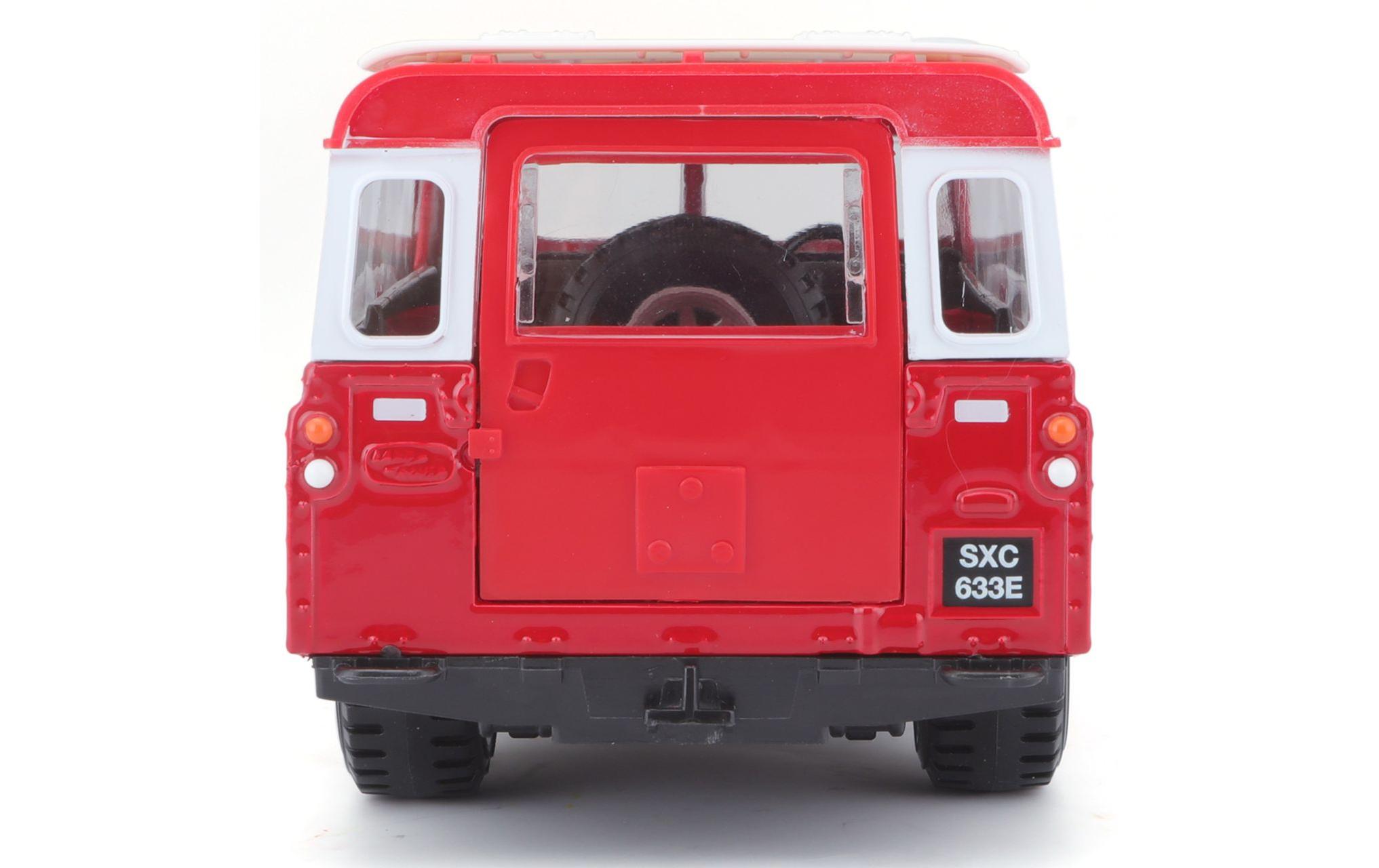Land Rover Series II Rot 1:24Sammlermodell im Massstab 1:24