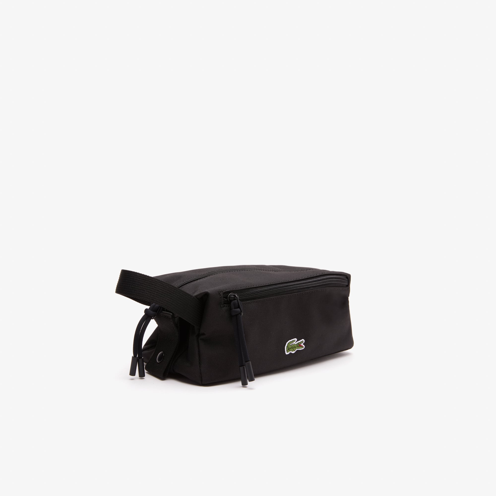 Trousse de toilette zippée unisexe avec poche sur le devant Trousse de toilette - Noir - Lacoste - Unisex