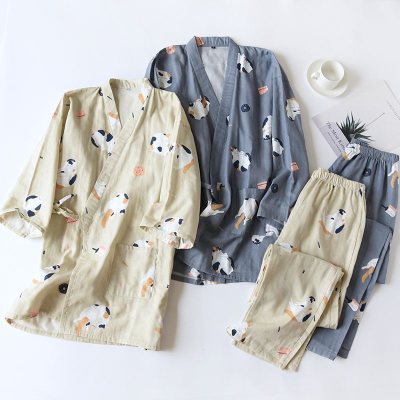 MelMount - Pyjamaset met bijpassende print voor koppels