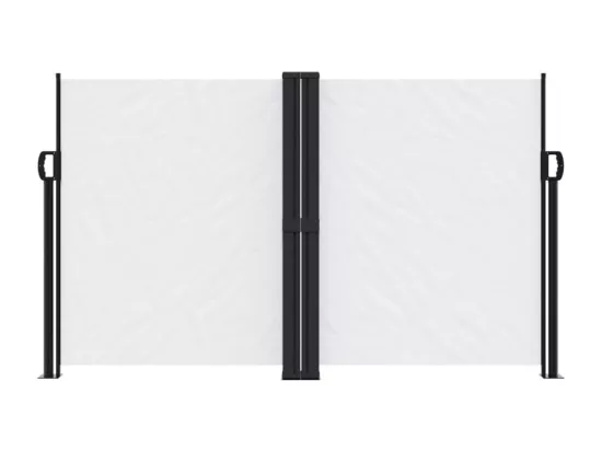 Auvent latéral rétractable blanc 140x1000 cm