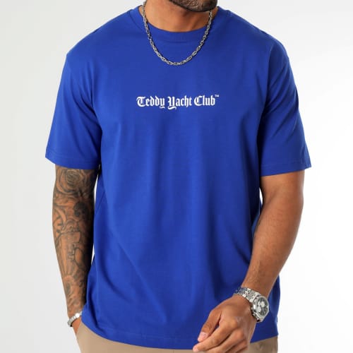 Tee Shirt Oversize Large Art Series Blue Bleu Roi