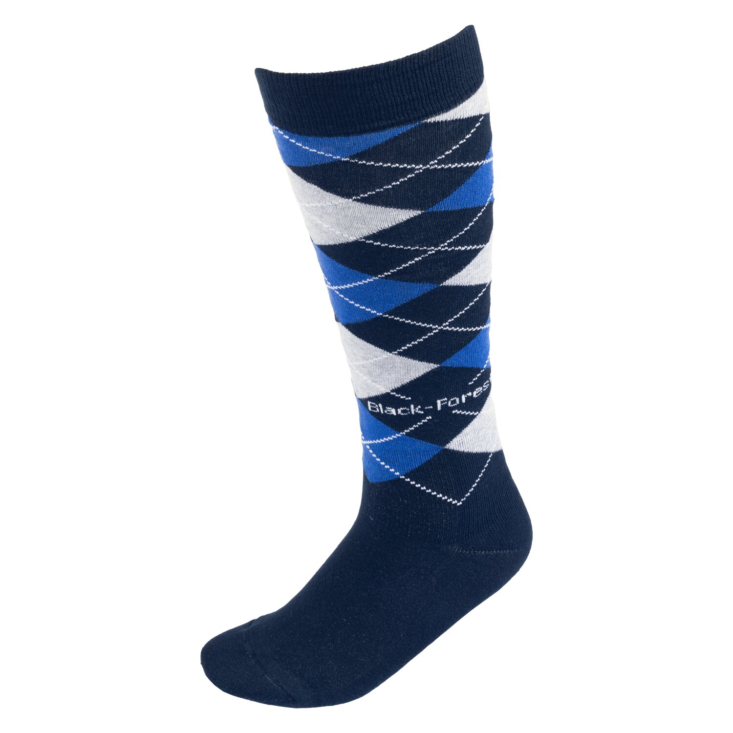 black forest Kniestrümpfe  - navy/royalblau/grau