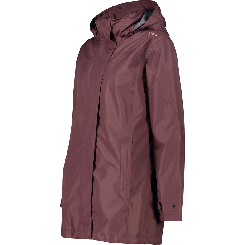 CMP Damen Rain Hoodie Button Jacke