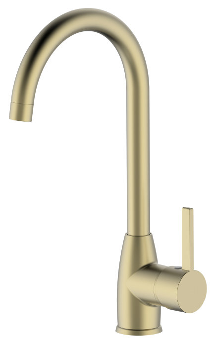 Geyser Mini køkkenarmatur mat guld