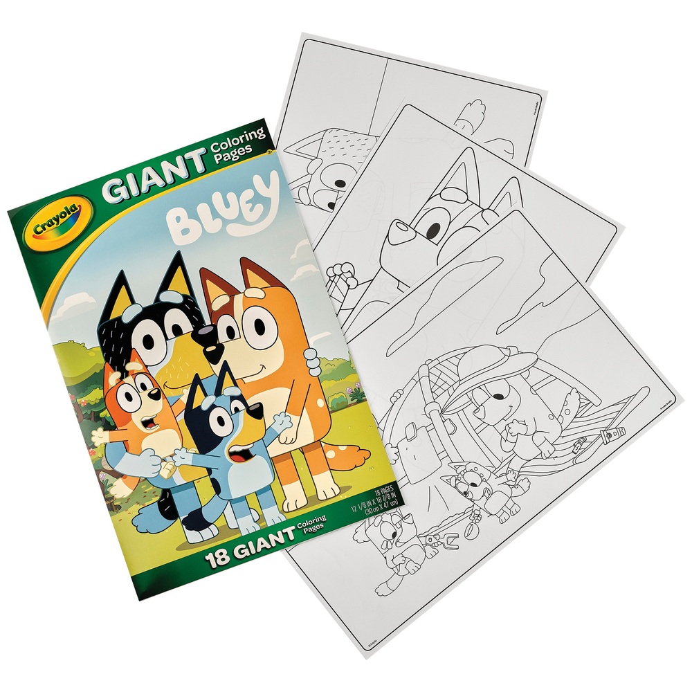 Crayola Bluey Riesen-Malvorlagen