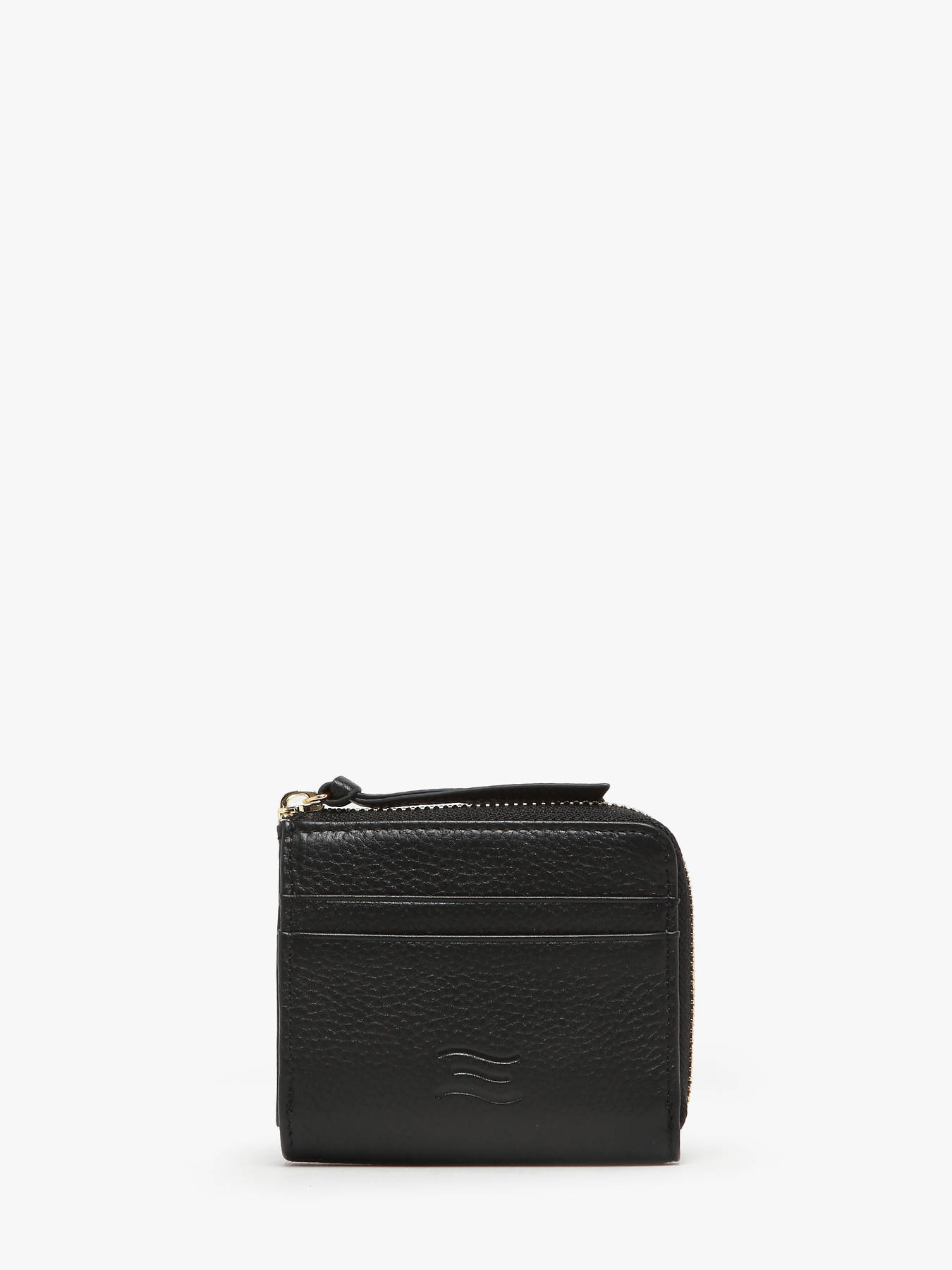 Portefeuille compact Caviar cuir CRINKLES