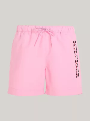 Calções de banho de comprimento médio com o logótipo da Hilfiger