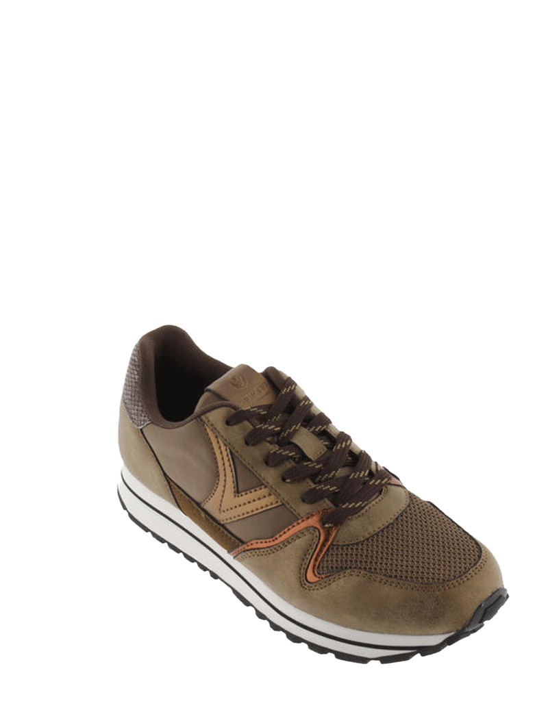 VICTORIA BASKETS FEMME COMPENSÉES COLORIS BRONZE