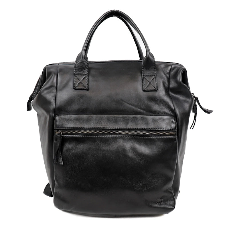 Bear Design Rugtas met Beugelsluiting Jurian Black