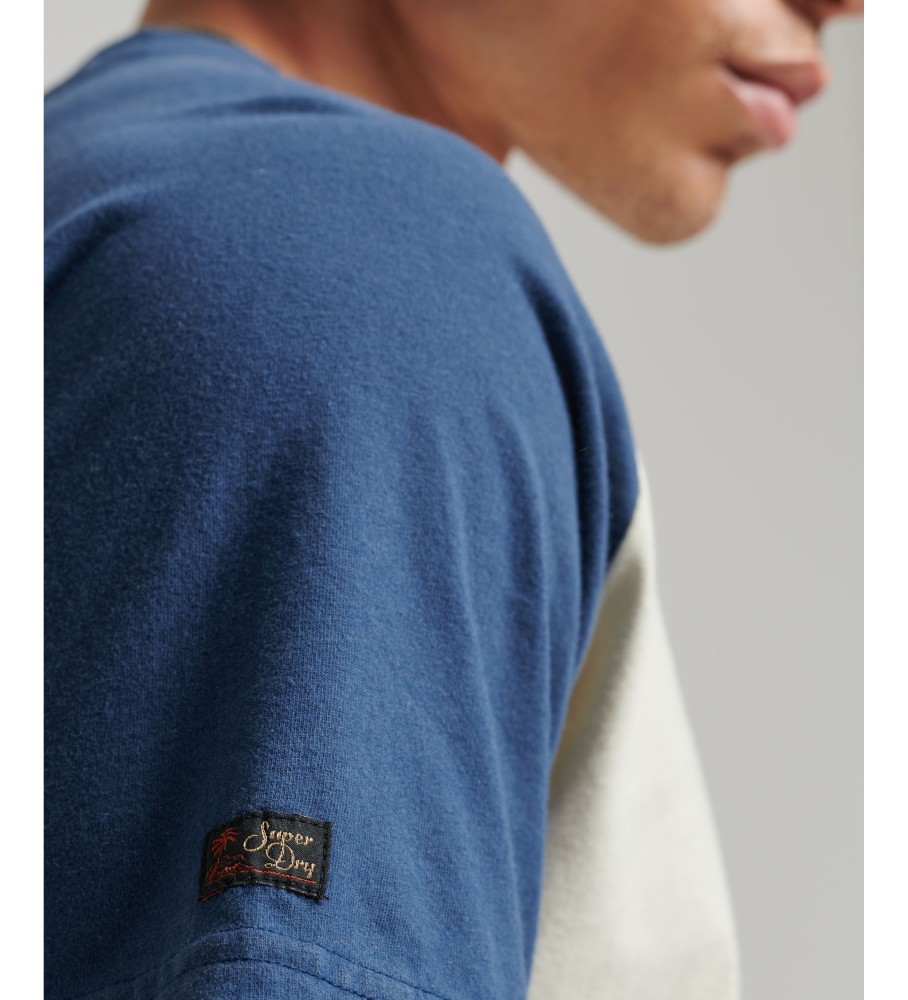 Superdry Camiseta Vintage Venue Classic blanco roto