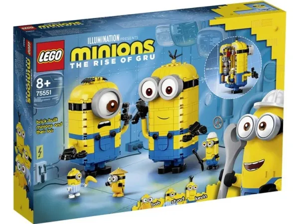 LEGO Minions 75551 Klodsbyggede Minions og deres tilholdssted
