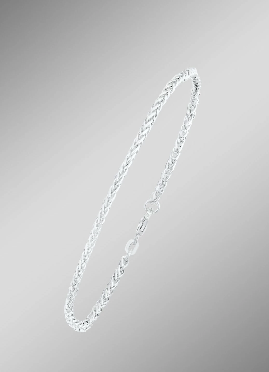 Zopfketten-Armband mit Karabiner