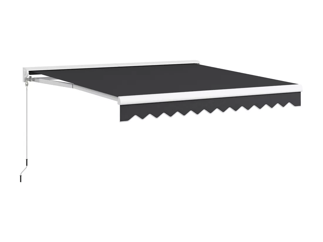 Store banne électrique manuel rétractable dim. 2,95L x 2,50l m anthracite