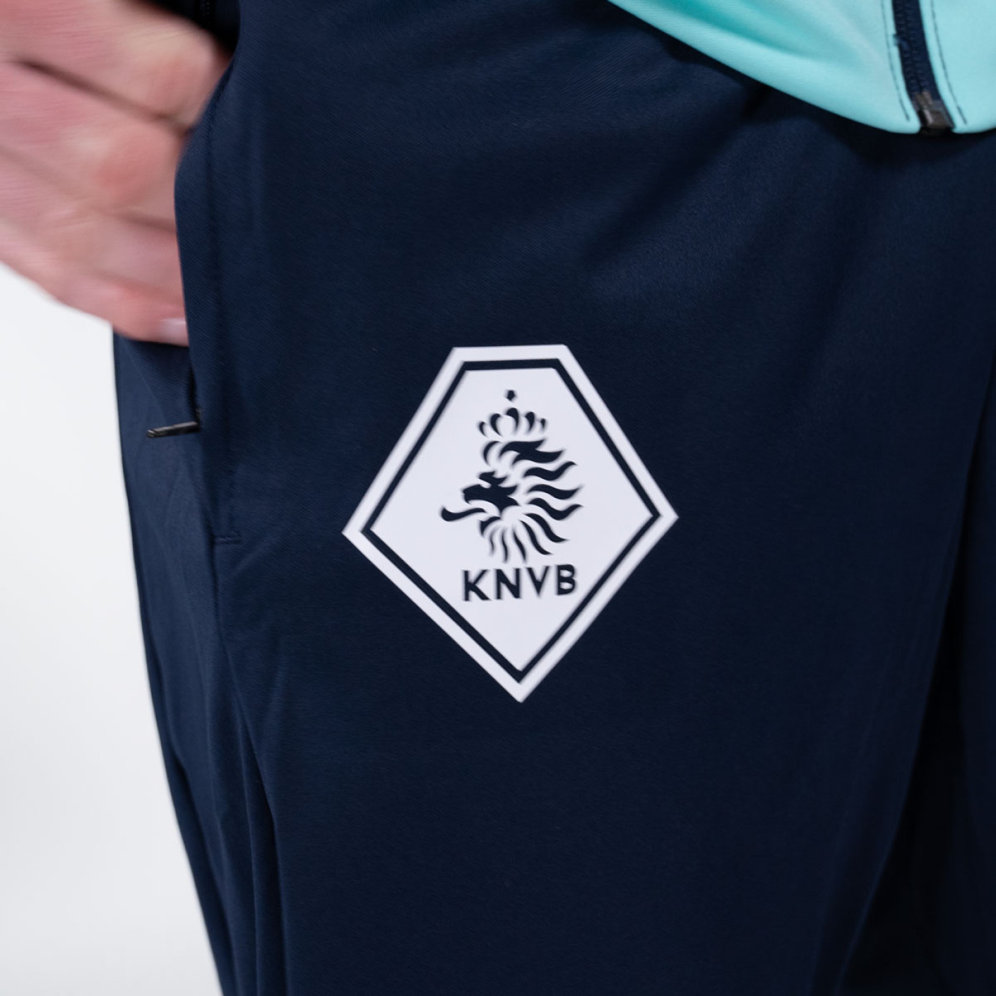 Nike KNVB Scheidsrechters Trainingsbroek 2024-2026 Donkerblauw Wit