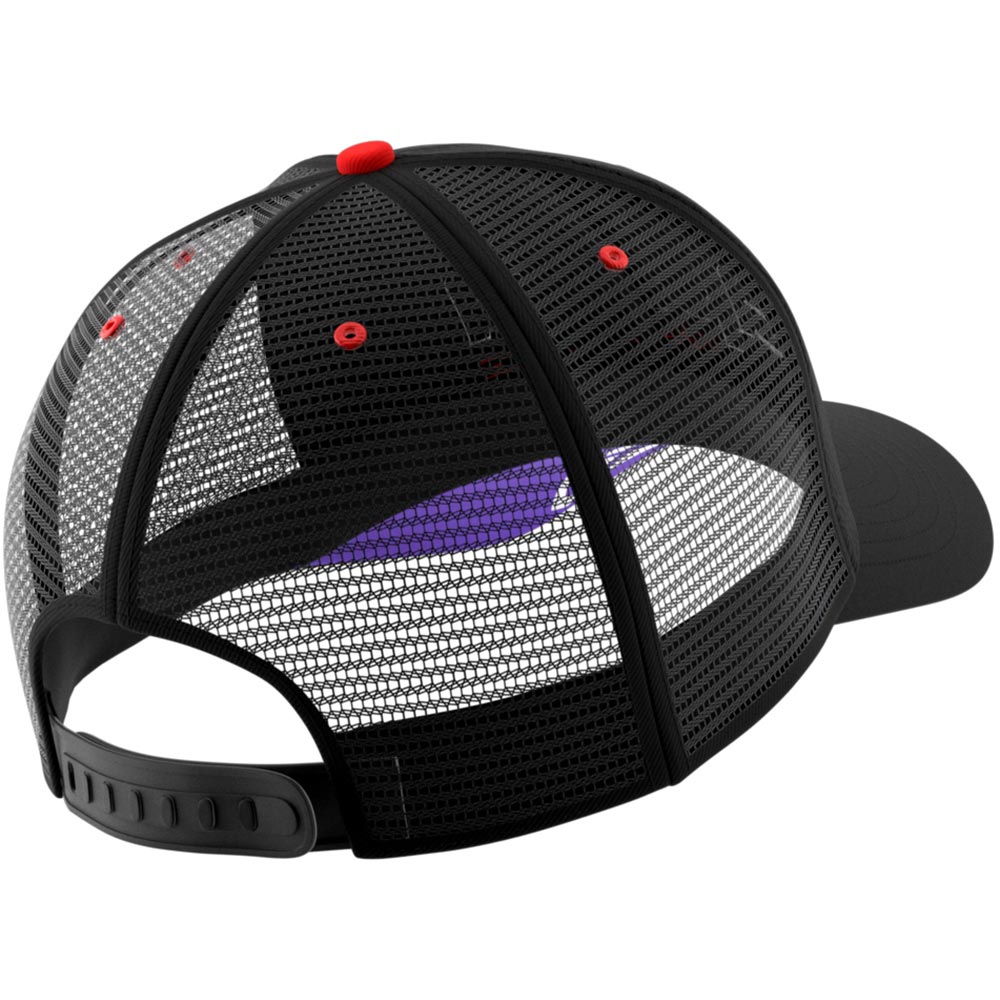 Ixon - Casquette Mesh Aprilia 24 Noir / Blanc / Rouge